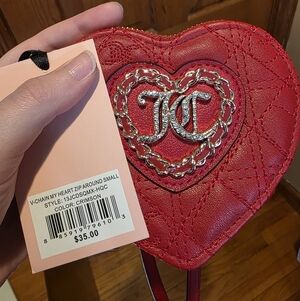 Juicy Couture Red Heart Crossbody Bag